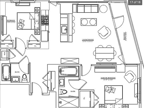 2nd image of 22 N 6th St APT 18H