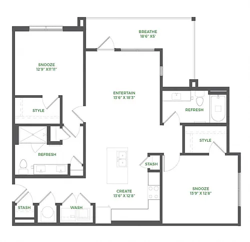 Floor plan B5