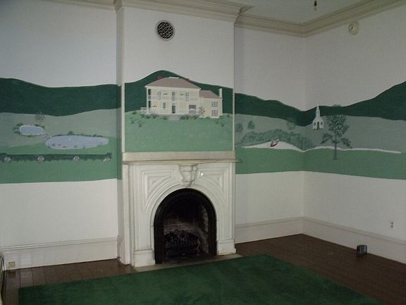 living room fireplace