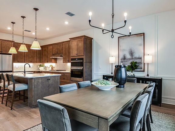 Connected Kitchen and Cafe Area