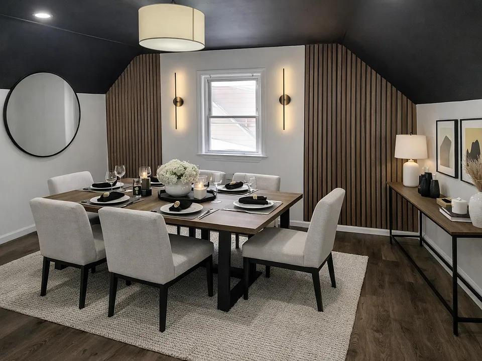 Dining room (virtually staged)