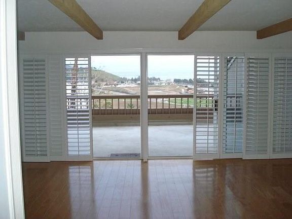 Living room with nice patio