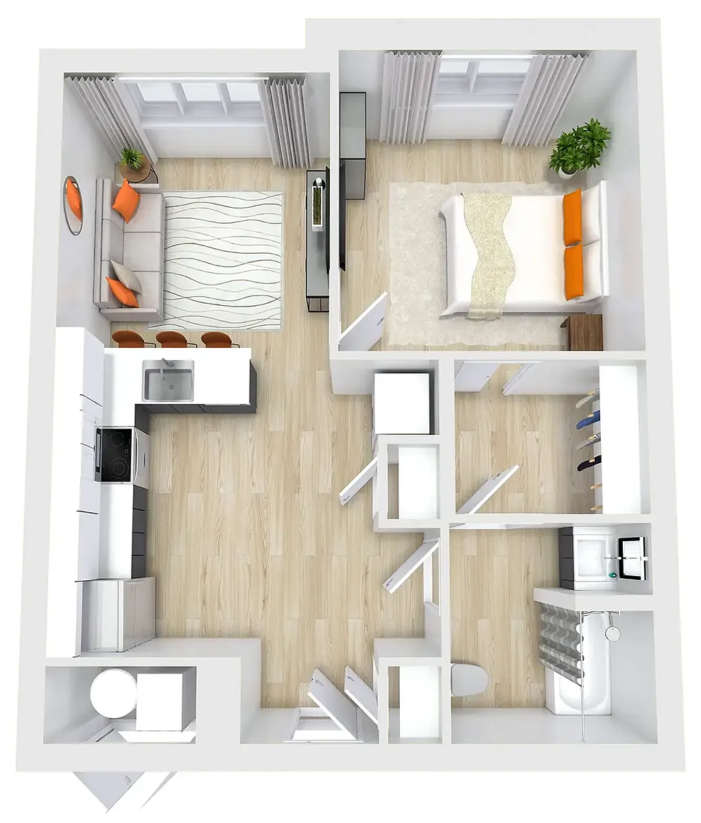 Floor plan The Rembrandt