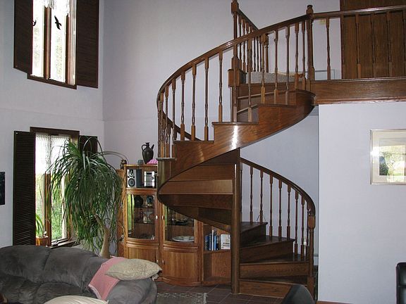Elegant Spiral Staircase