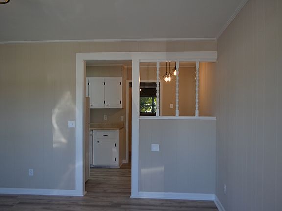 Entry way into living room.