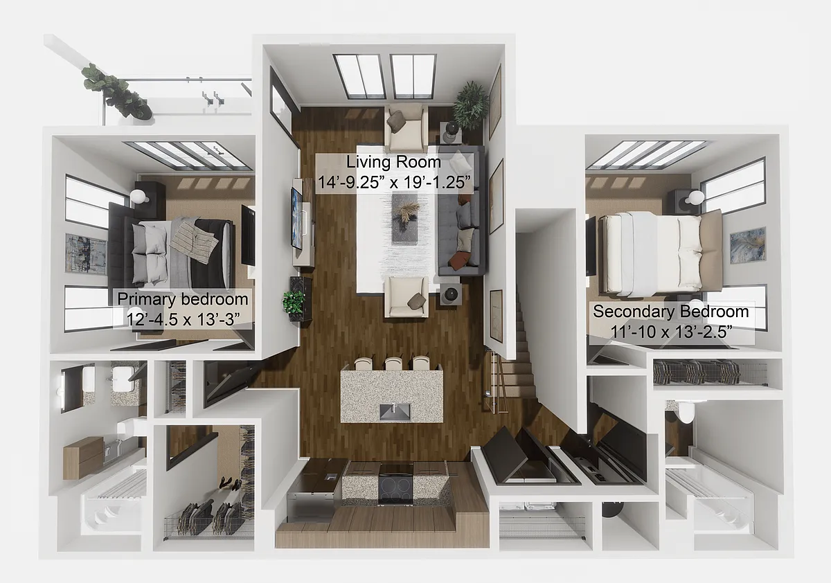 Floor plan The Adventurer - Upper