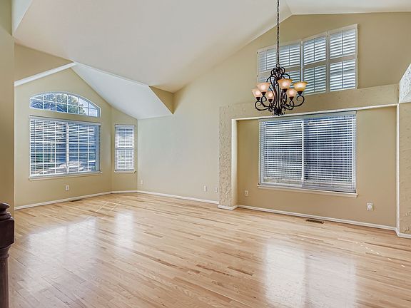 Main floor living and dining room