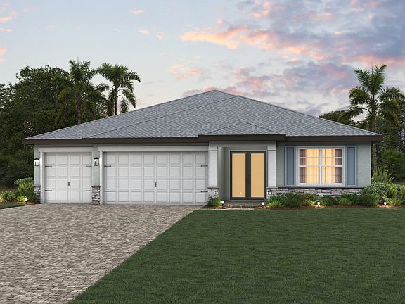 Elevation D with Stone