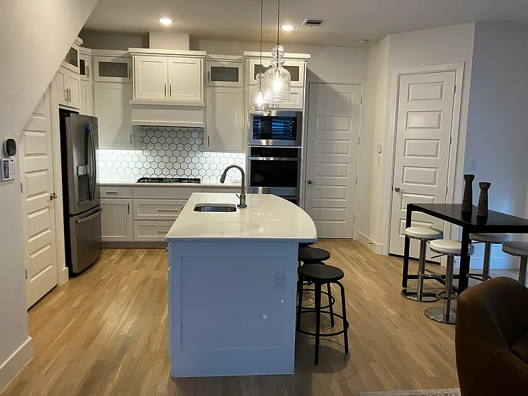 kitchen view from entry