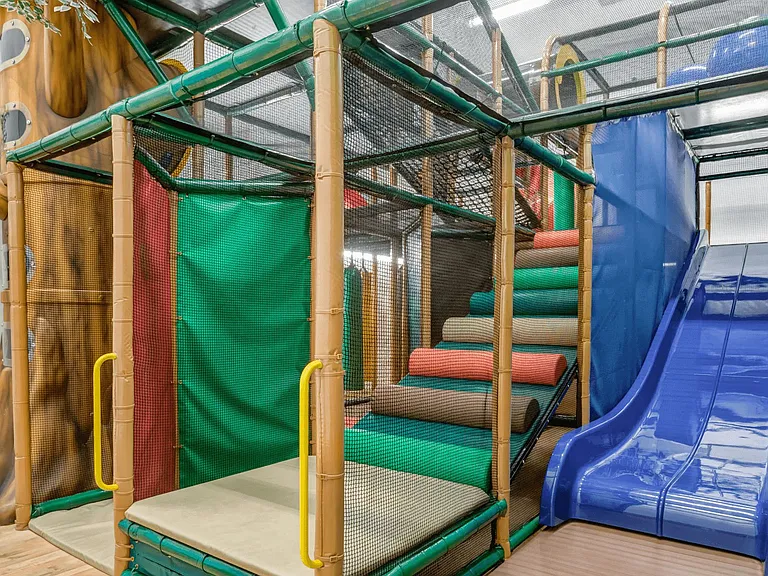 Children's jungle gym at Harbor Pointe, New Jersey, 07002