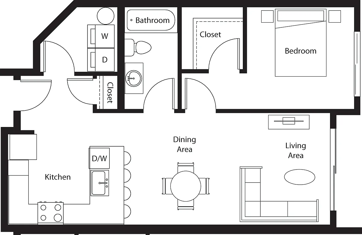 Floor plan Peak B3