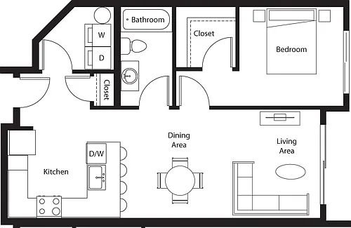 Floor plan Peak B3