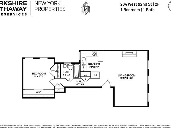 2nd image of 204 W 92nd St APT 2F