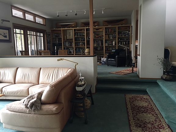 open living room area 