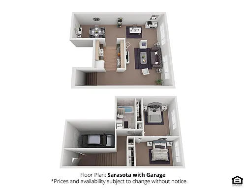 Floor plan Sarasota with Garage