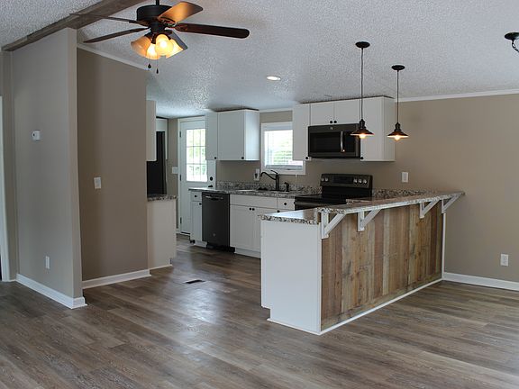 All new white cabinets