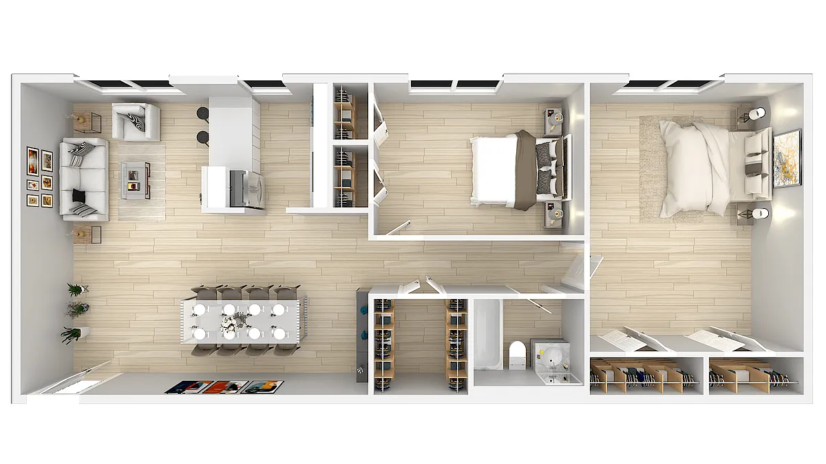 Floor plan 2B