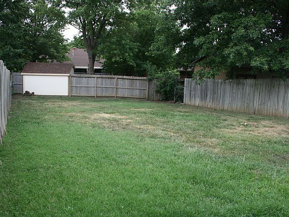 fenced lawn