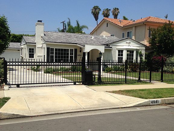 Front of House with Gate