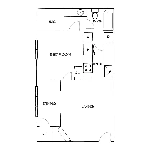 Floor plan Design 1A Premier
