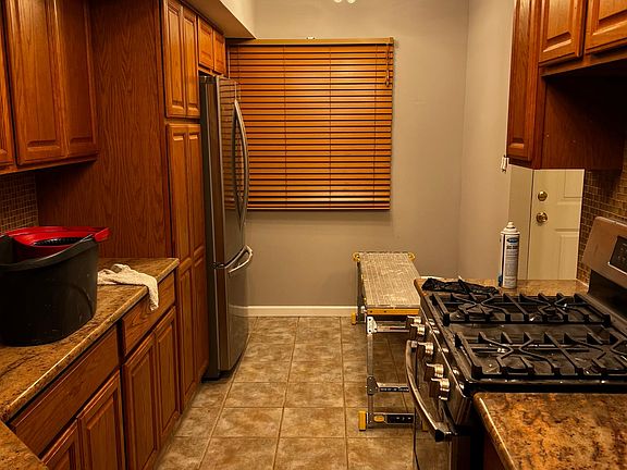 Looking at kitchen from dining room