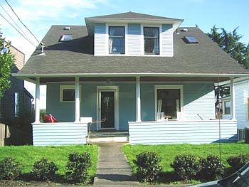 Front View from 24th Avenue. Just one step onto large porch