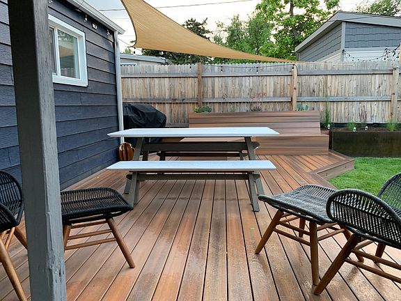 Backyard deck