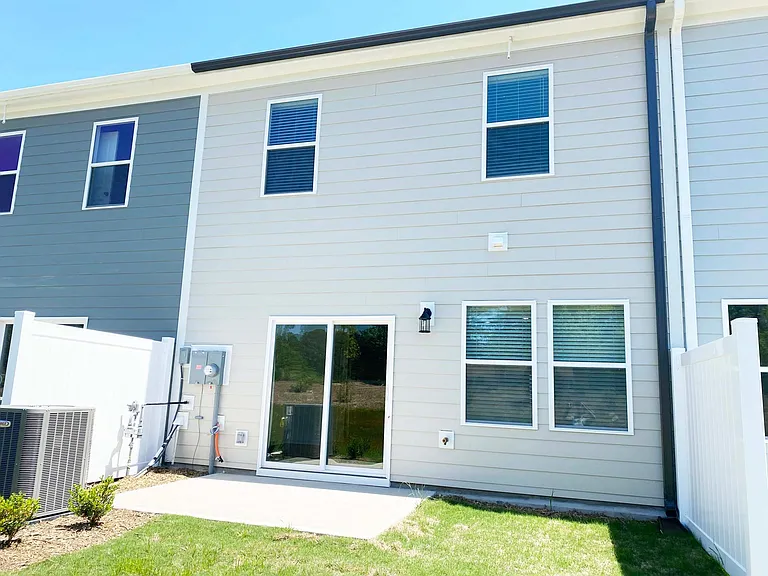 Backdoor and patio