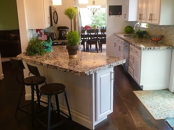 kitchen into dining room