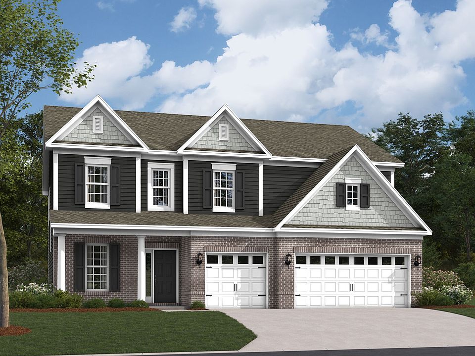 Drake Elevation B with Optional Brick