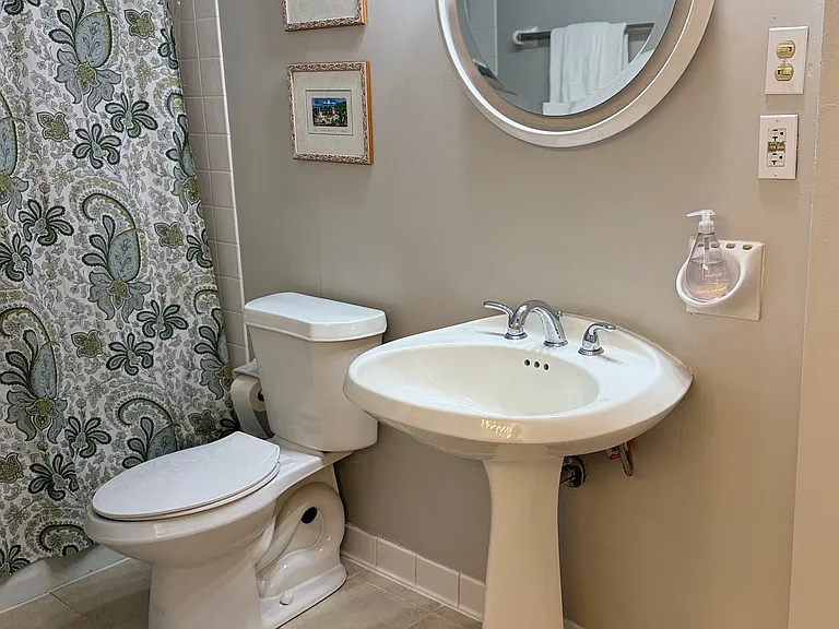 Master bath with tub/shower combo