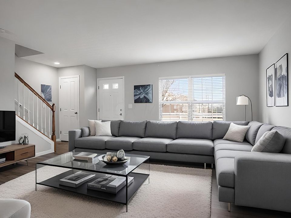 Spacious Living Room. Virtually Staged