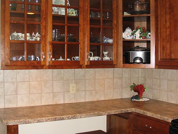 Custom made Cherry Wood Cabinets