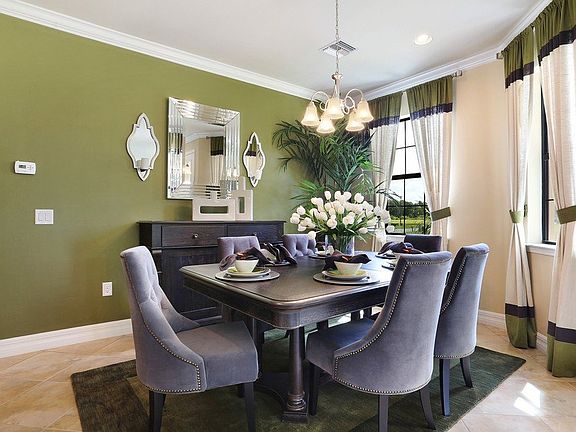 Dining Room showcasing Tile on Diagonal