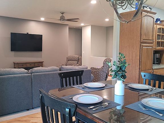 Kitchen, Dining, Living Room