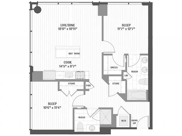 Floor plan C4b