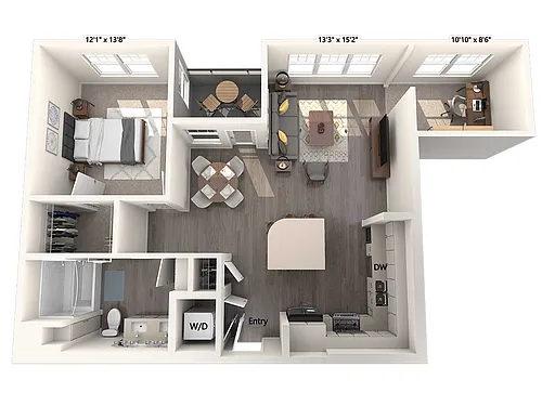 Floor plan AM23D-918