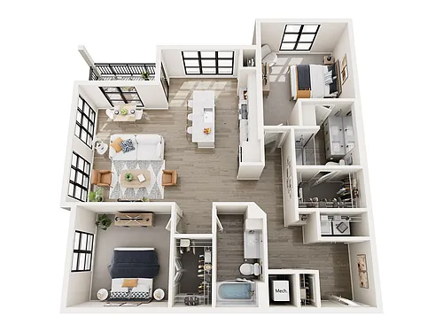 Floor plan B4