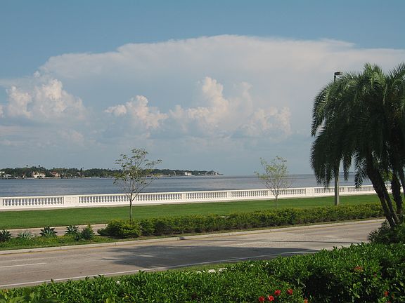 View of Davis Islands and open water 