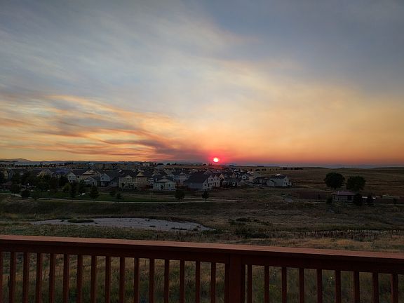 Backyard view from the deck