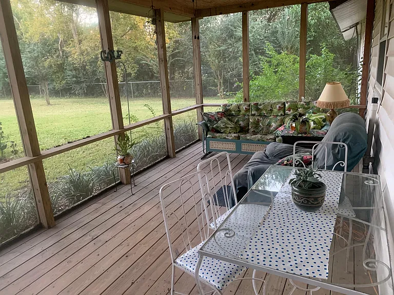 Screened porch