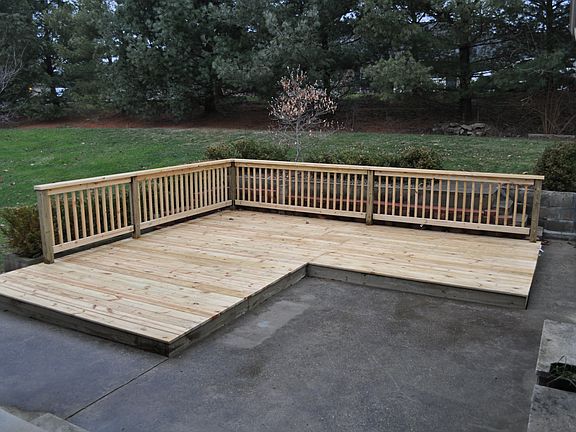 Newly Built Deck