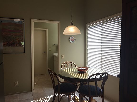 Kitchen nook adjacent to laundry room