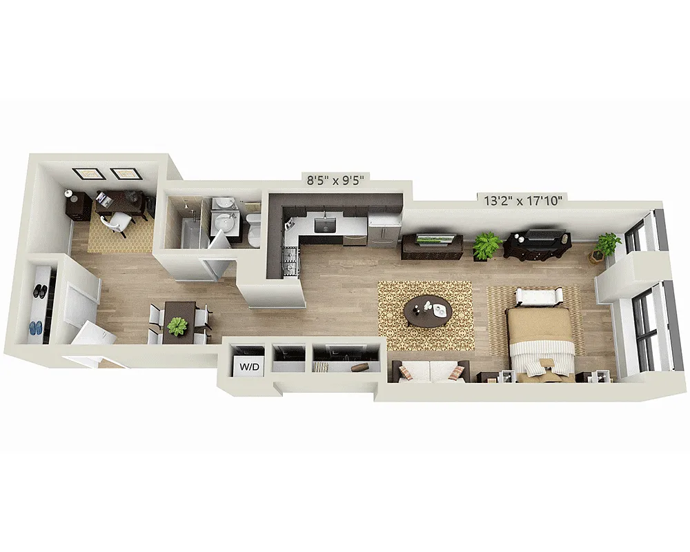 Floor plan Studio E1YM