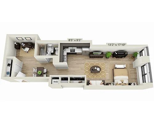 Floor plan Studio E1YM