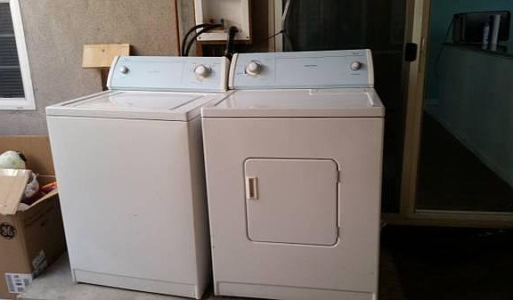 The laundry space along with pantry space