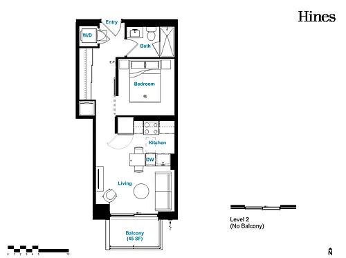 Floor plan 1 Bedroom, 1 Bathroom 1 Bed 1 Bath 10