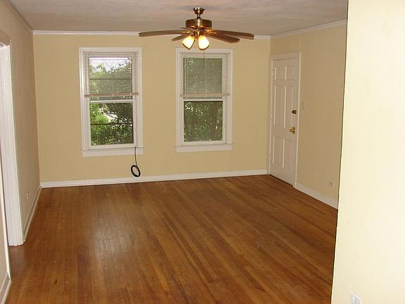 Large open living and dining room