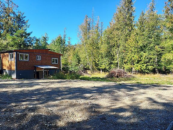 Cleared area for garden