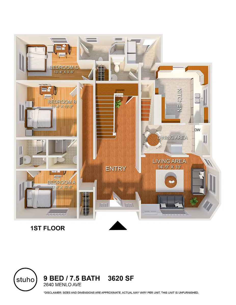 Floor plan 9 Bedroom